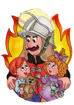 Красивые и интересные рисунки на тему пожарная безопасность - для детей 2
