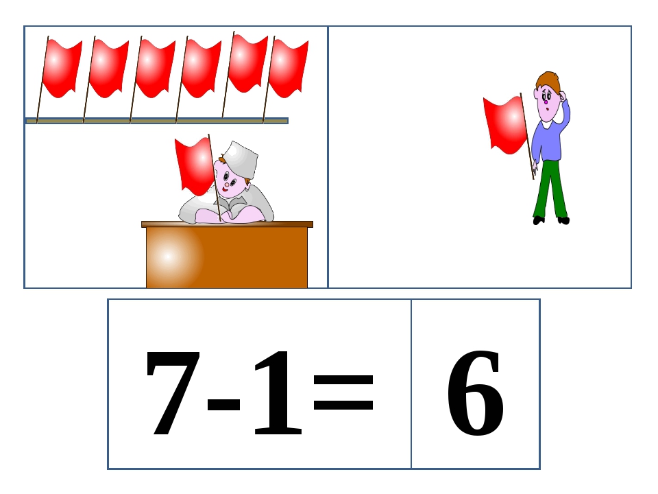 Задачи в картинках для 1 класса по математике в пределах 10 - подборка 12