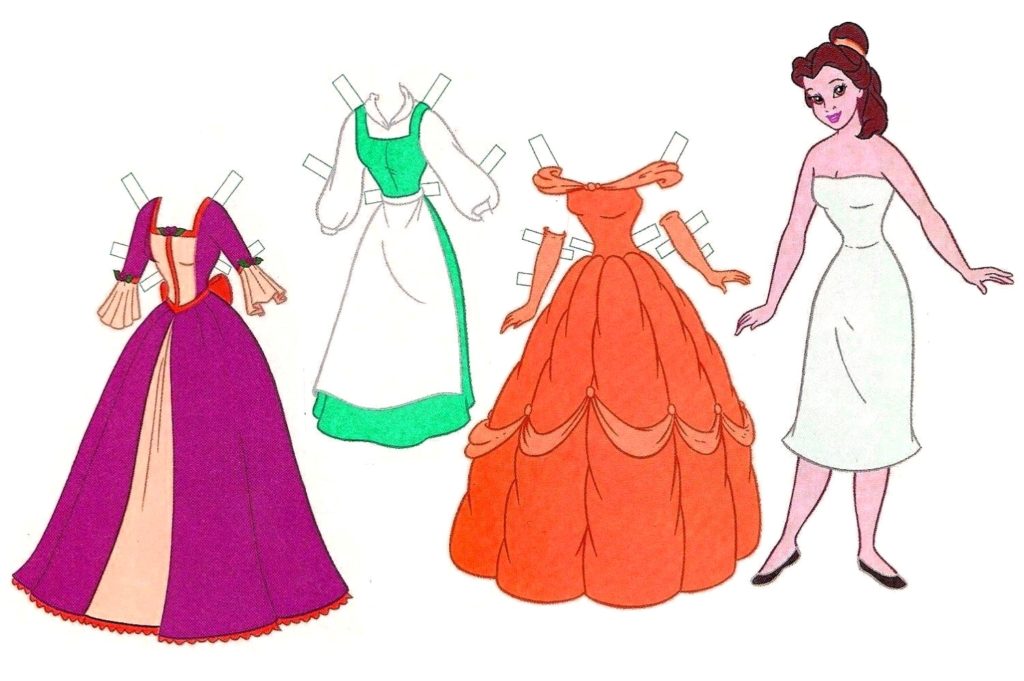 платья для куклы-принцессы