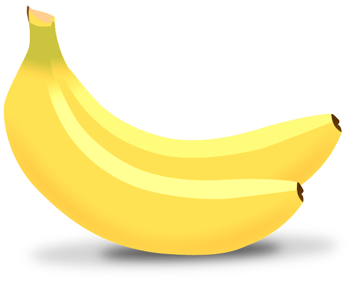 шаблон бананы