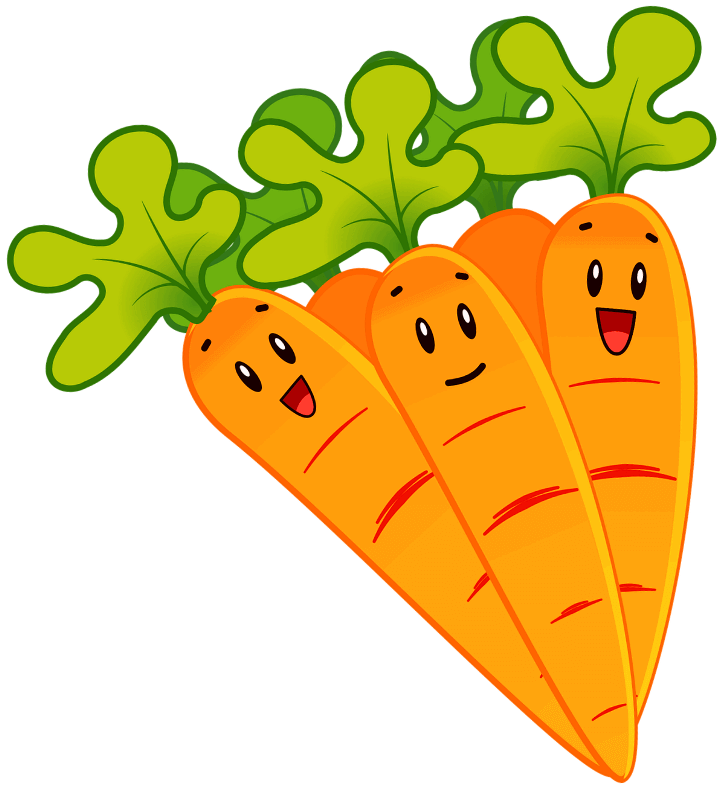 шаблон морковки