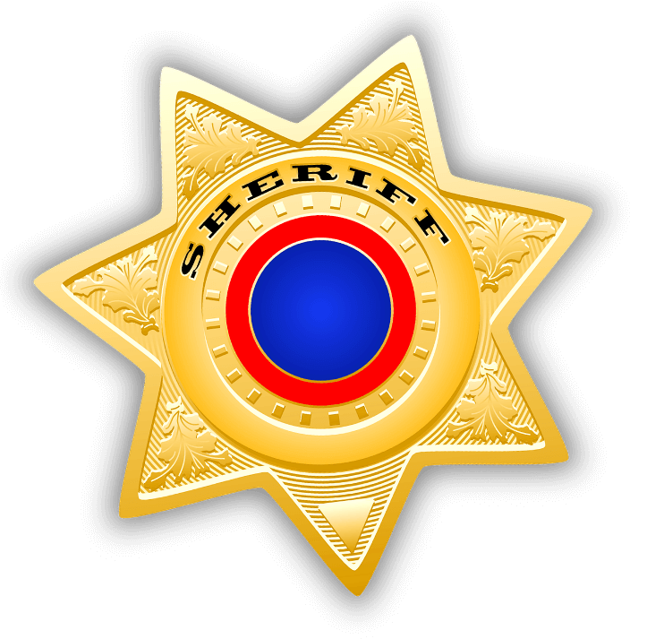 шаблон звезды шерифа