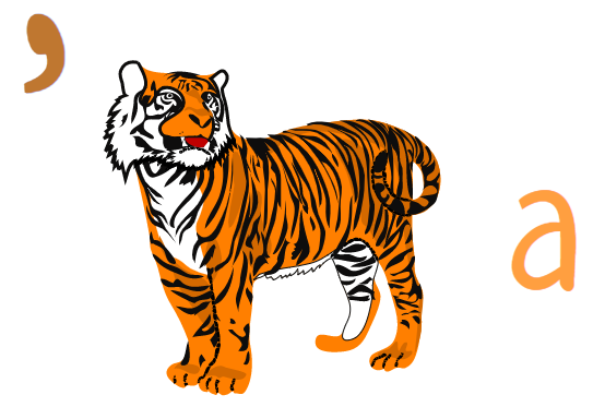 картинка тигр ребус игра