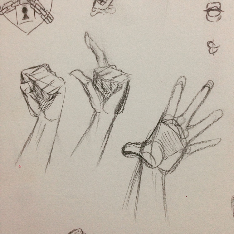 Quick sketches hand poses
