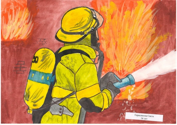Рисунок на тему Пожарная безопасность 5 класс   подборка (10)