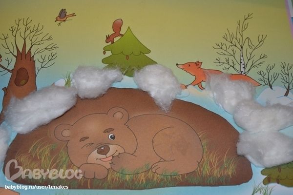 Картинка Медведь спит в берлоге для детей   лучшие фото (14)