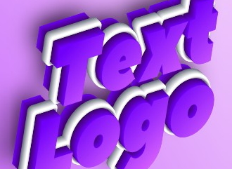 Multilayer three dimensional lettering to create an online
