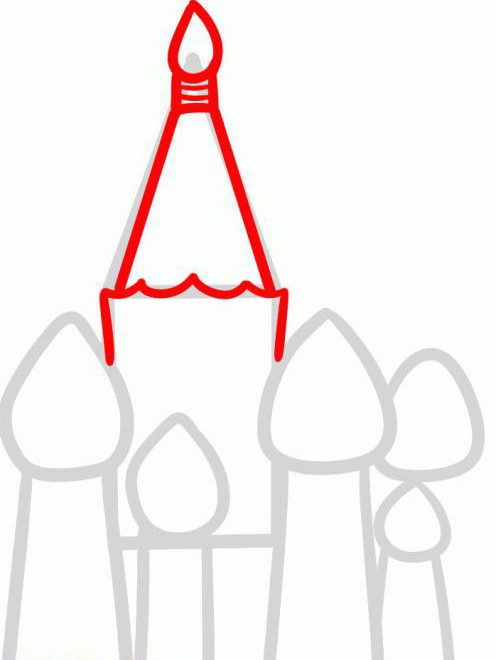 924040 - Как нарисовать московский кремль карандашом поэтапно ребенку