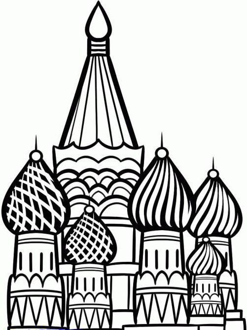 как нарисовать кремль