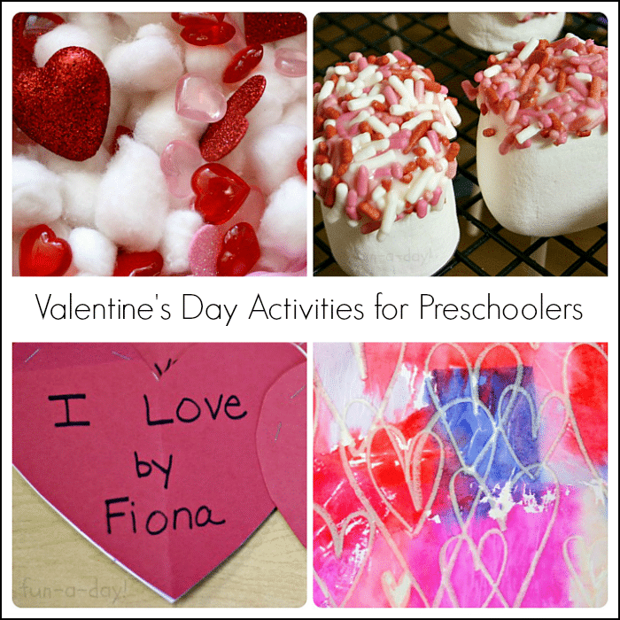 Valentine activities for preschoolers