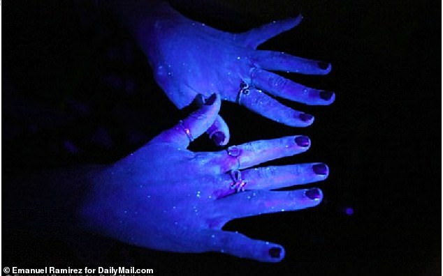The Centers for Disease Control and Prevention say washing your hands is the best way to prevent the spread of coronavirus, otherwise you could leave behind dirt and grime on your hands as seen in this UV images