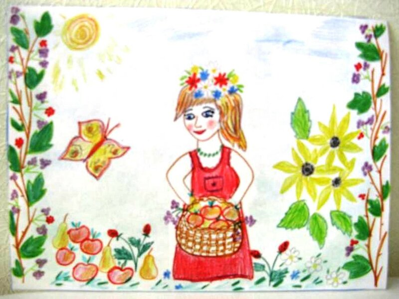 Красавица весна - Демина Анна, 7 лет, Тема -- Рисунок, г. Сергиев Посад.jpg