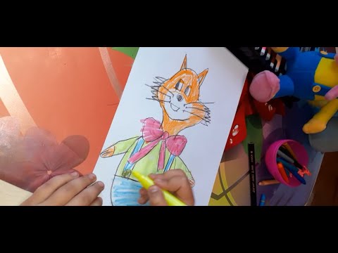 😻Как нарисовать кота леопольда😼draw the cat leopold👍画猫利奥波德