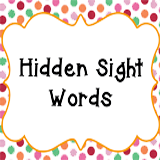 Hidden Sight Words coloring pages