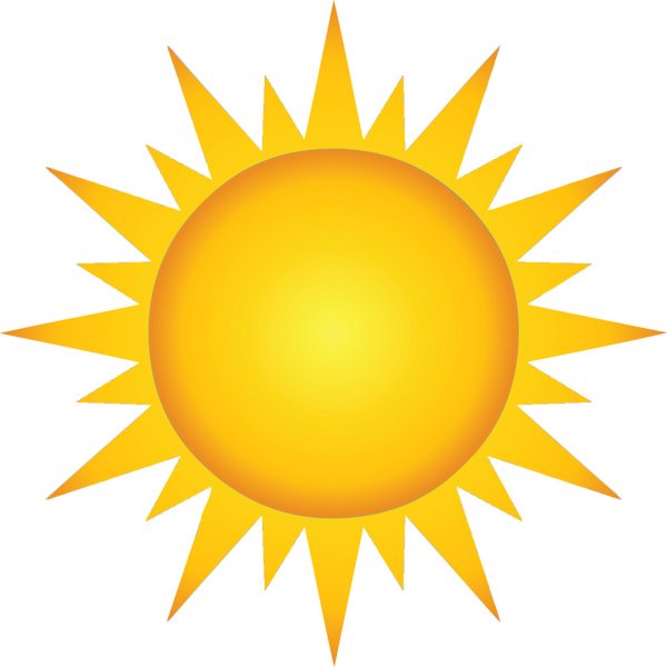 Картинка солнце на прозрачном фоне