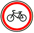 3.9 «Движение на велосипедах запрещено»