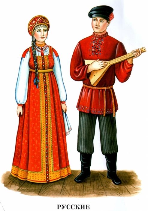 Картинки костюмов народов России для детей (12)