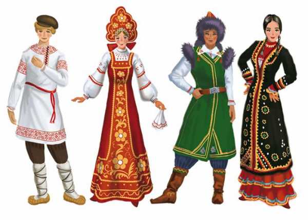 Картинки костюмов народов России для детей (21)