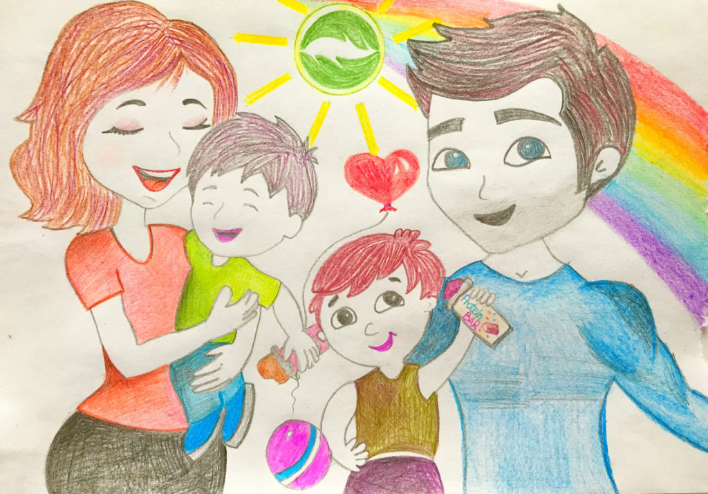 Красивые рисунки детей на тему моя семья 2 класс (26)