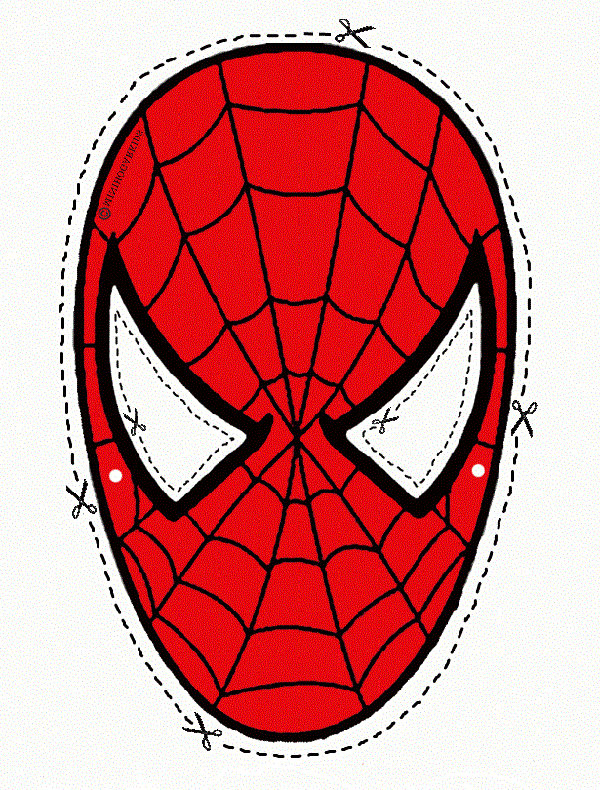 Как сделать маску Человека-паука, фото 9