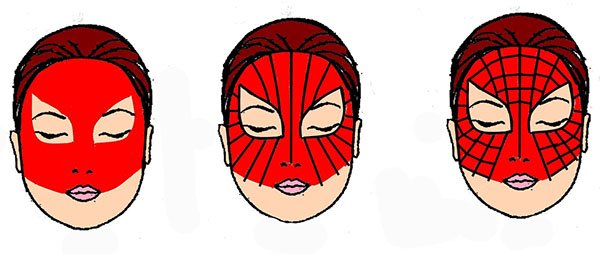 Как сделать маску Человека-паука, фото 10
