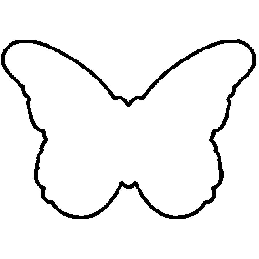 Розмальовки метелики вирізати з паперу проста метелик шаблон для дітей