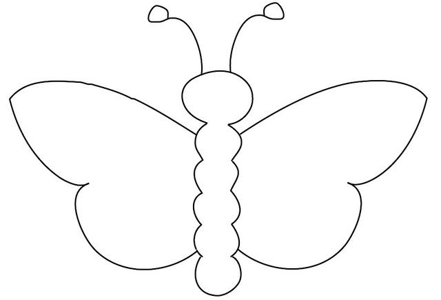 Розмальовки метелики вирізати з паперу красива метелик шаблон для дитячої творчості