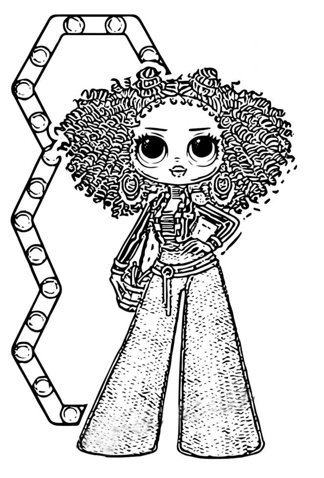 Coloring pages LOL OMG. Download or print new dolls for free