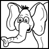 How to Draw Cartoon Elephants Activity for Kids