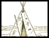 How to Draw Native American Indian Teepes
