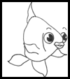 Learn how to draw cartoon fish