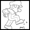 Mario (Super Mario Bros) Cartoon Character