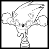 Learn how to draw Sonic the Hedgehog.