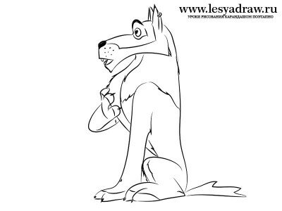 Как нарисовать Серого волка