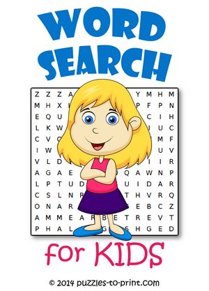 word searches for kids