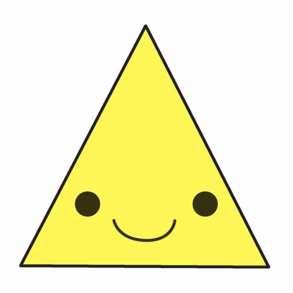 Зеленый треугольник картинка для детей