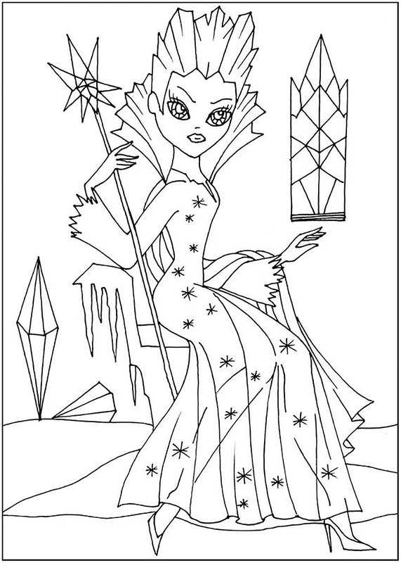 Снежная королева рисунок для детей 2 класс