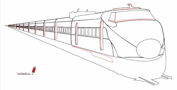Как рисовать вагон